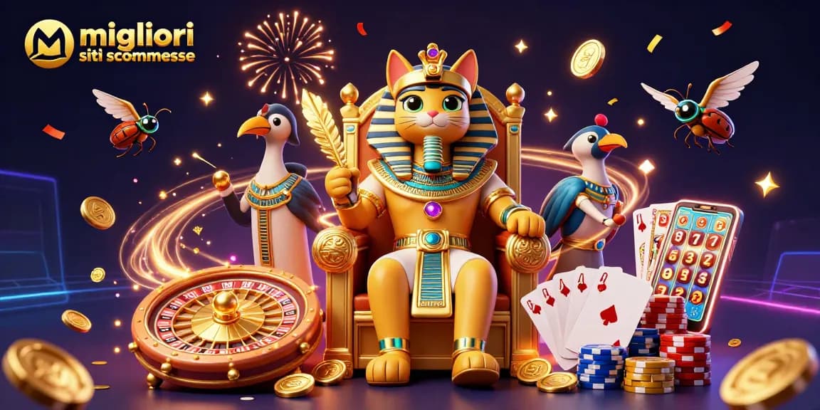 Scopri i migliori siti scommesse con offerte interessanti in un'illustrazione 3D vivace.