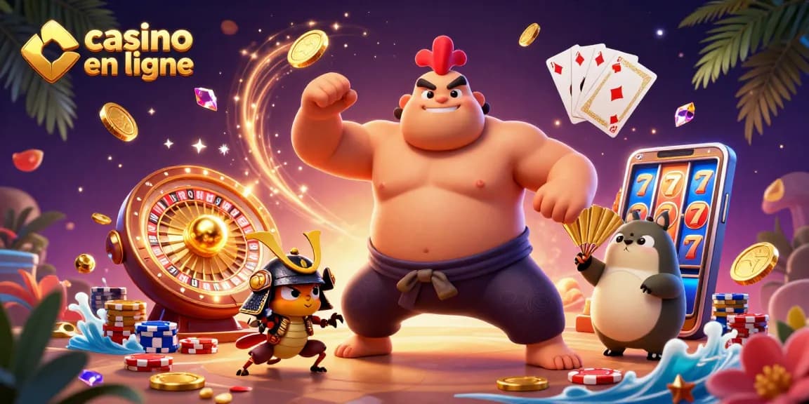 Profitez de l'expérience des jeux au casino en ligne avec une scène riche et dynamique.