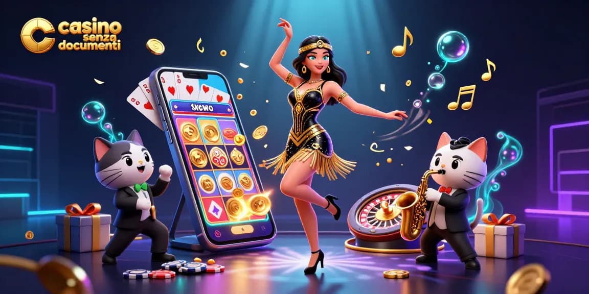 Gioca e vinci ai casinò senza documenti con giochi di slot vibranti e personaggi vivaci.