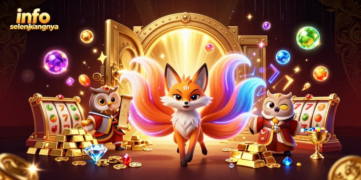 Temukan info selengkapnya tentang judi slot online dengan ilustrasi magis yang penuh warna dan detail menarik.