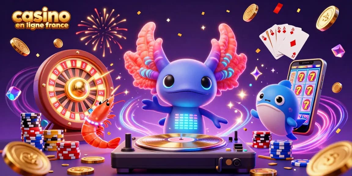 Profitez des jeux captivants sur un casino en ligne en France avec des personnages 3D colorés et des éléments de jeu dynamiques.