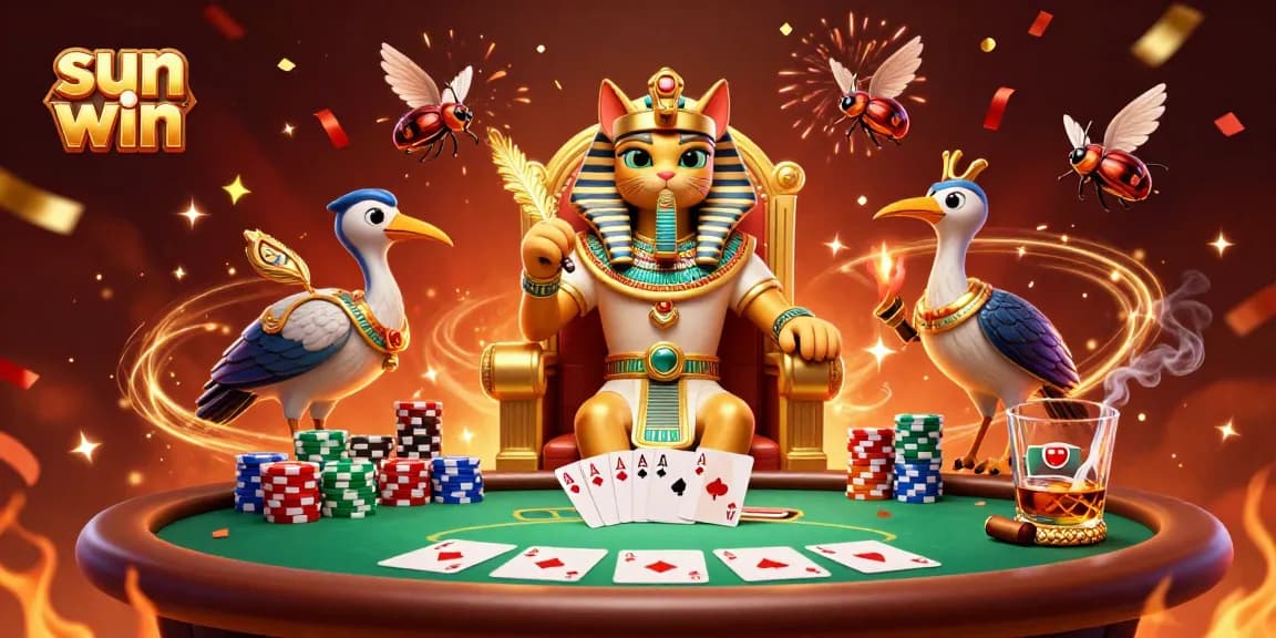 Experience sun win with Egyptian-themed gambling excitement and vibrant casino elements.
