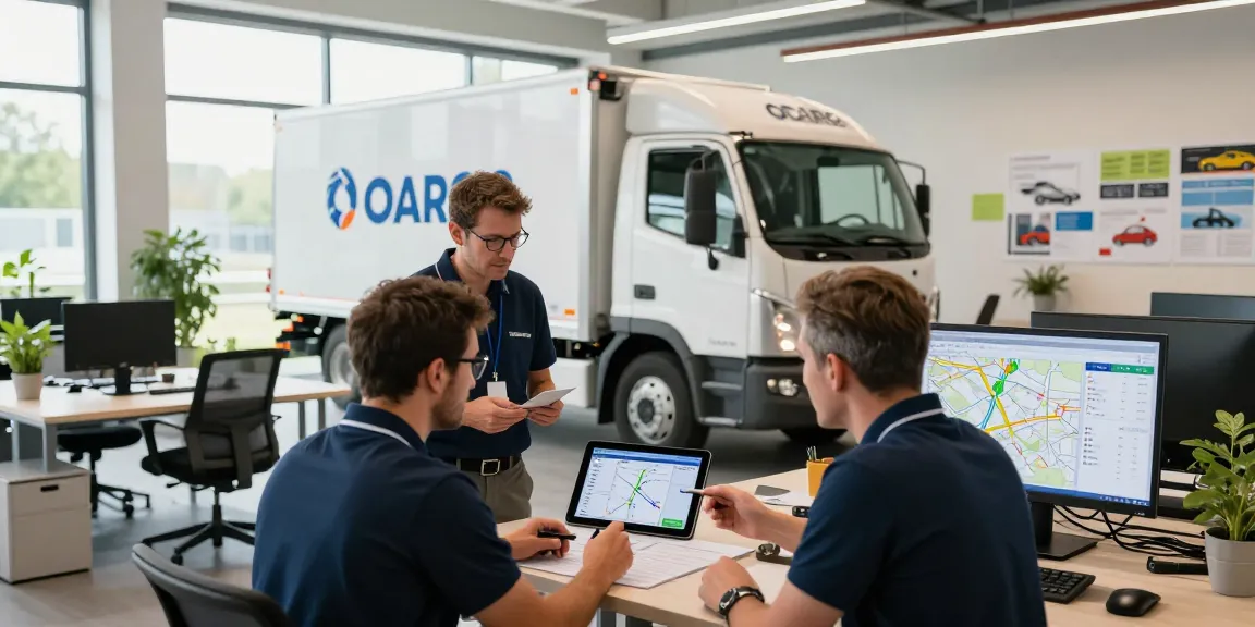 Effizienter Expresstransport Dortmund mit einem engagierten Team in einer modernen Logistikumgebung.