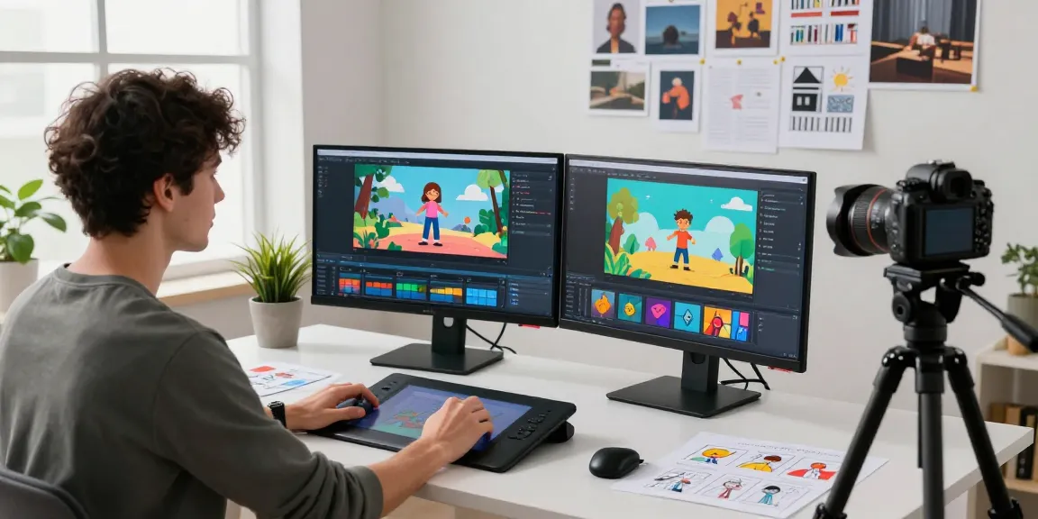 Creating dynamic videos with Seedance 2.0 in a modern studio workspace