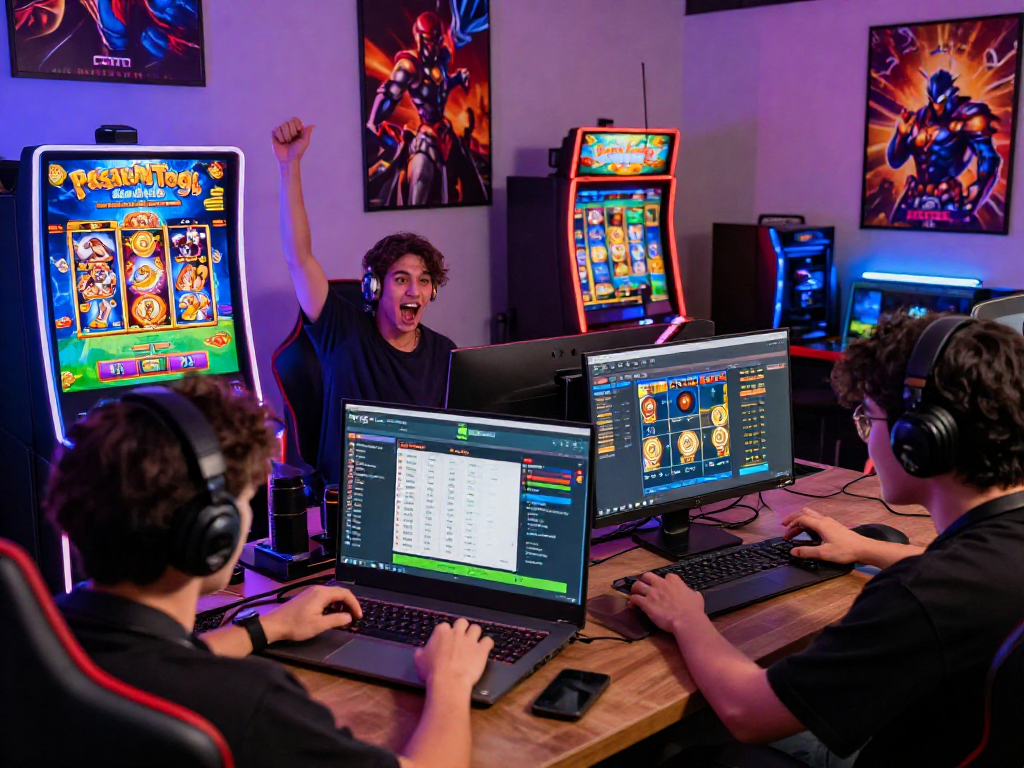Exciting online gaming scene showcasing pasaran togel and vibrant game graphics for an immersive experience.