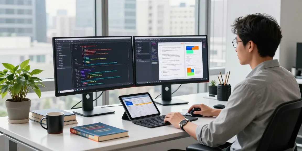 Sleek tech workspace showcasing the snipaste官网 interface along with vibrant coding monitors, emphasizing productivity and innovation.