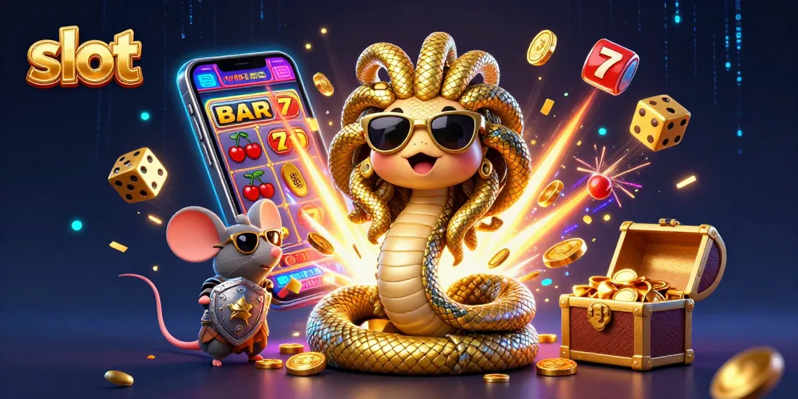 Spin the slot machine with Medusa and a warrior mouse, capturing jackpot excitement.