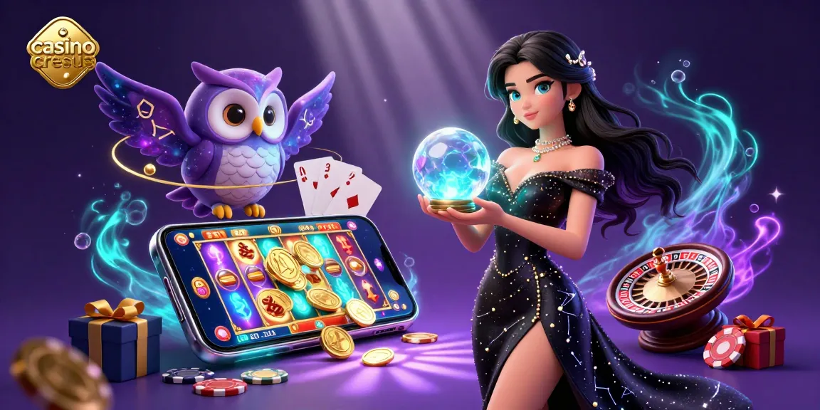 Découvrez l'attrait de Casino Cresus avec des personnages vibrants et des éléments de jeu captivants.