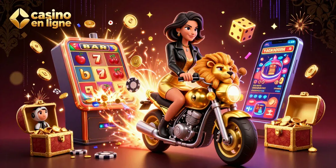 Participez à des jeux palpitants au casino en ligne avec une action vibrante et l'excitation des machines à sous.