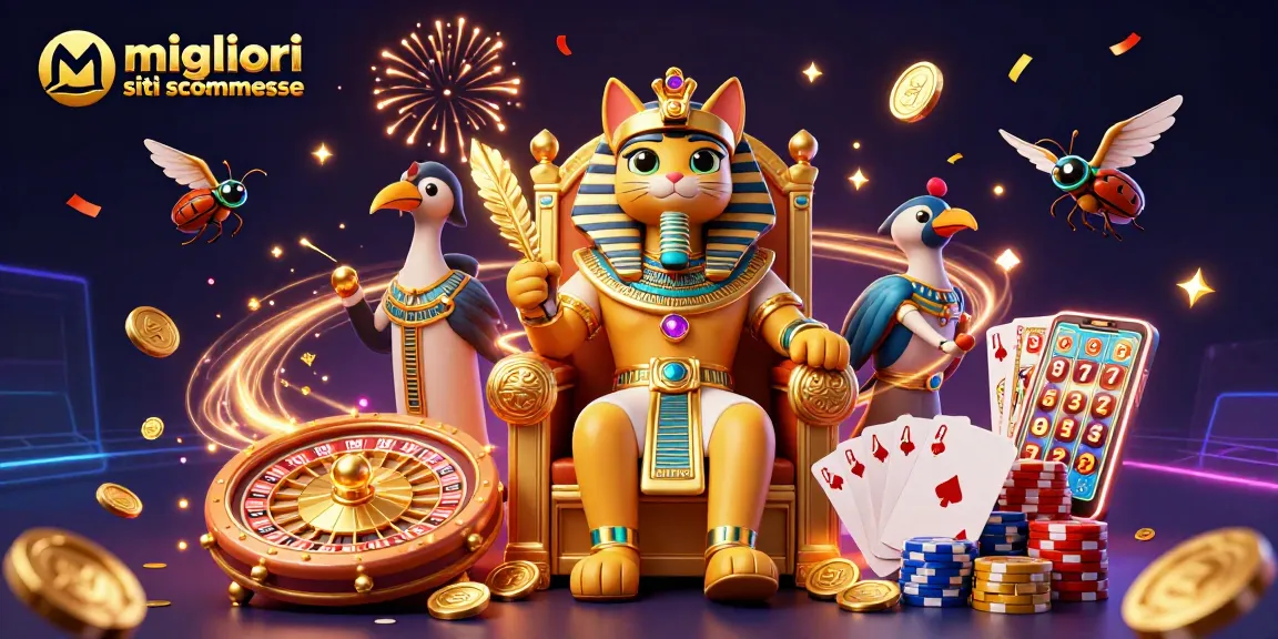 Scopri i migliori siti scommesse con offerte interessanti in un'illustrazione 3D vivace.