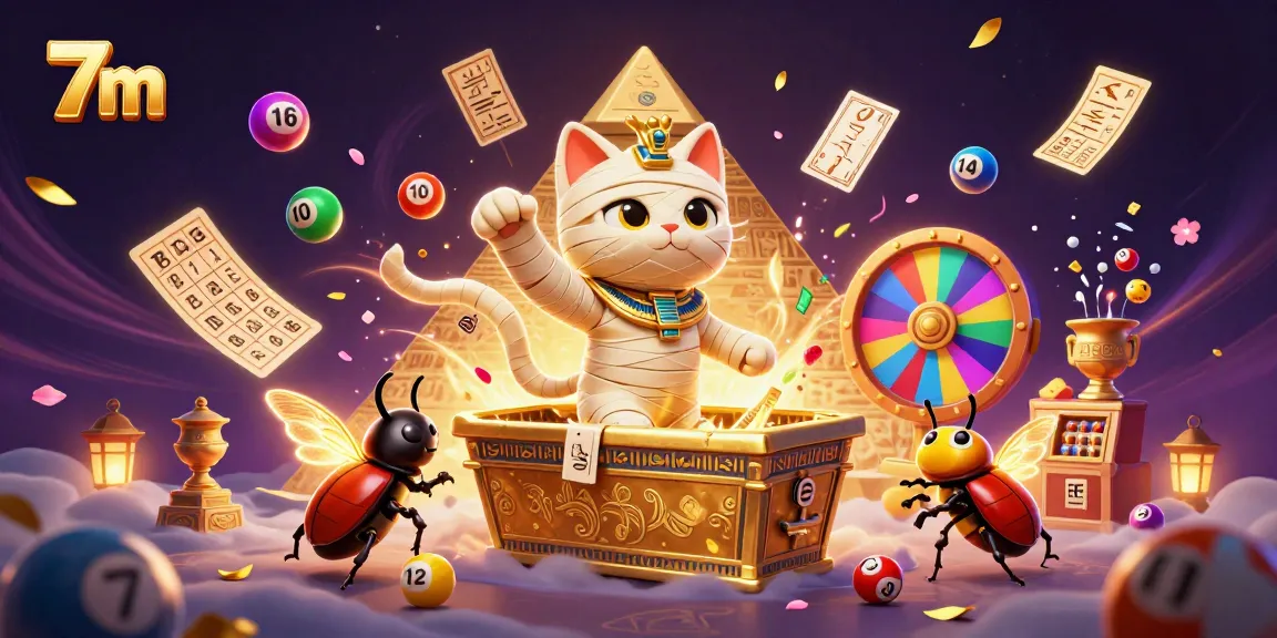7m sports betting platform illustrated with vibrant animated casino elements and engaging characters.