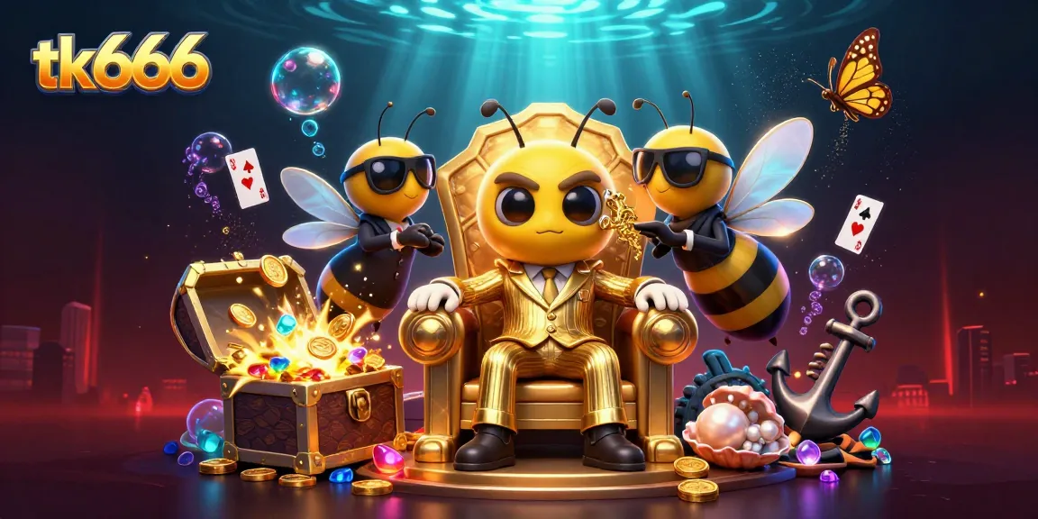 Experience thrilling gameplay with tk666 in this vibrant casino scene featuring a bumblebee mob boss and dynamic game elements.