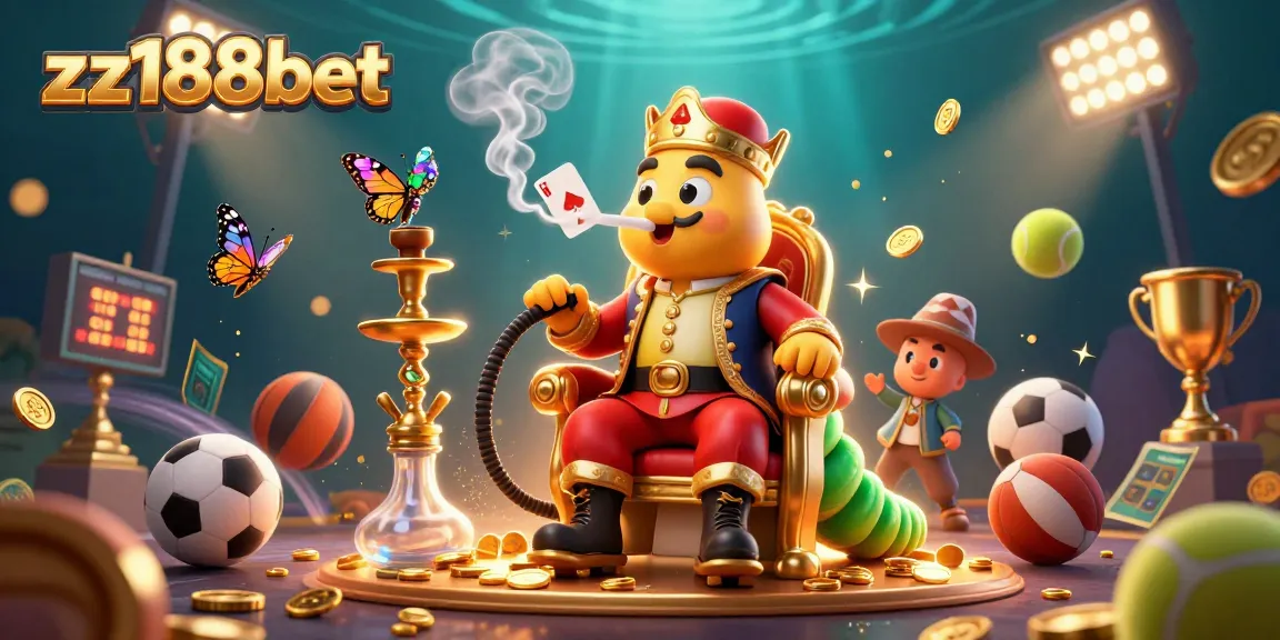 Experience thrilling gameplay with zz188bet in a vibrant, richly detailed casino scene.