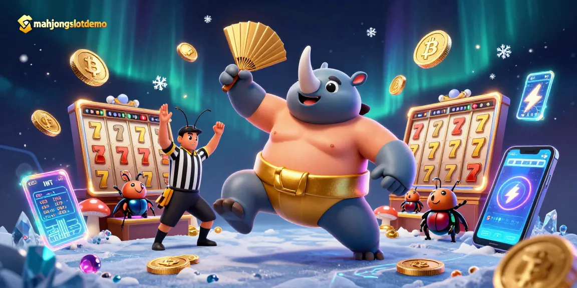 Experience mahjongslotdemo action with colorful animated characters in a vibrant casino scene.
