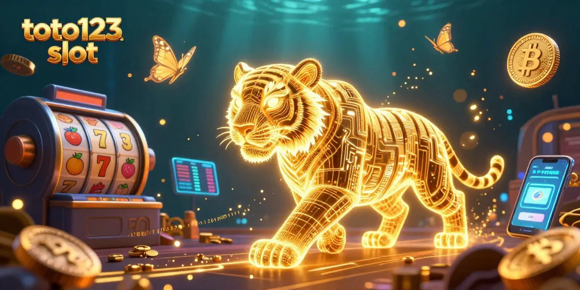 Experience exciting gameplay with toto123 slot, featuring vibrant 3D elements and dynamic casino imagery.