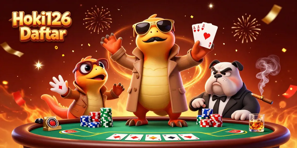 Rasakan keseruan Hoki126 Daftar saat tiga raptor berpura-pura di kasino VIP dengan cip poker berwarna-warni.