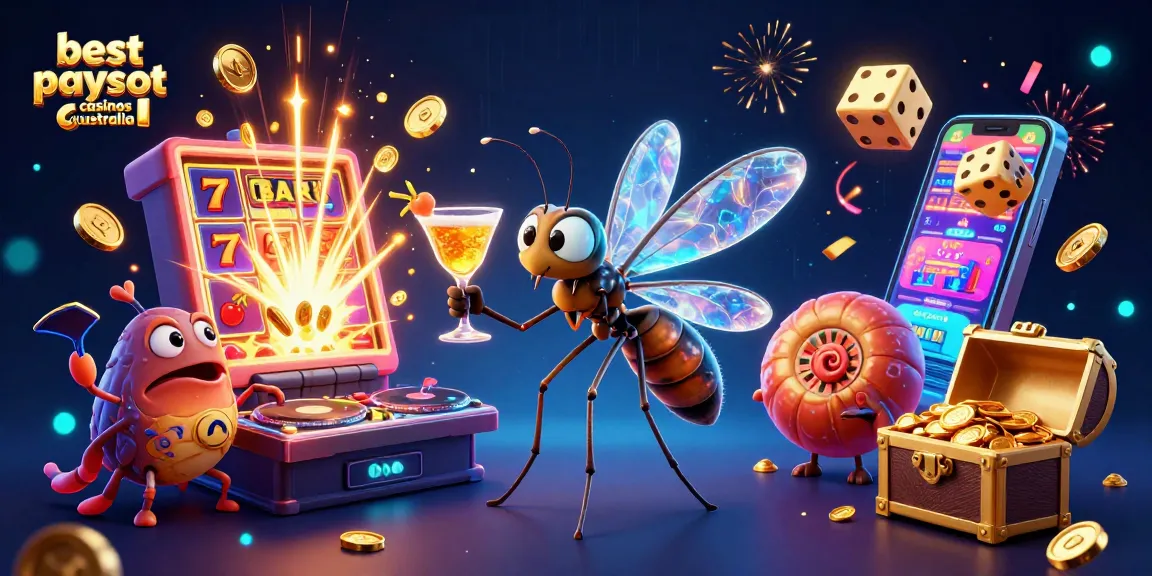 Spin the luck with the best payout casinos australia scene featuring 3D characters and vibrant action.
