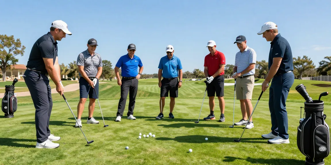 Ulasan putter terbaru di https://puttperfection.com/putter-reviews dengan golfer mencoba peralatan golf di lapangan.
